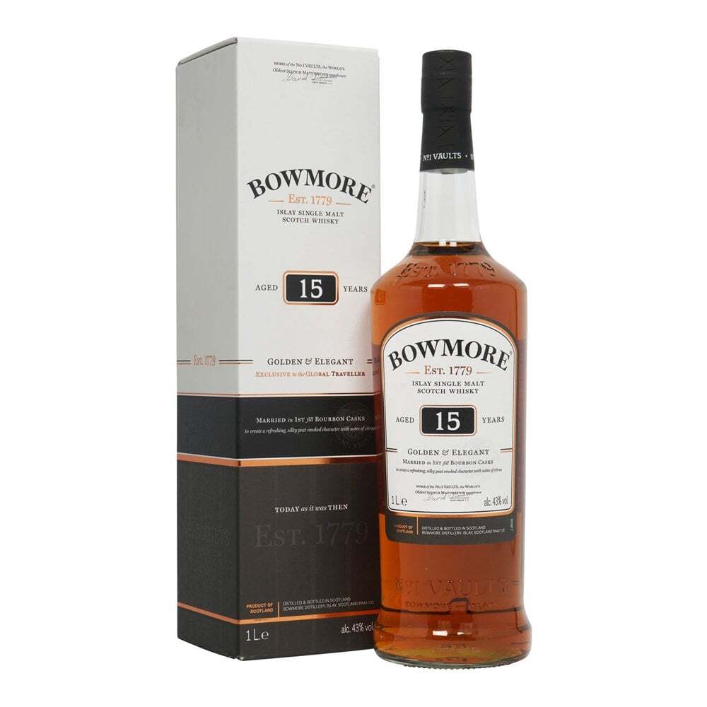 Whisky Bowmore 15 Y Astucciato 1 Litro 43% Vol.