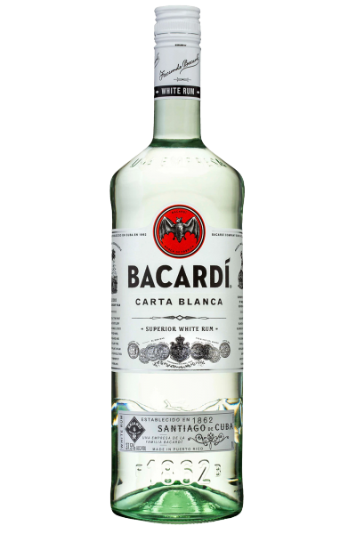 Rum Bacardi Carta Blanca 1 Litro 37,5% Vol.
