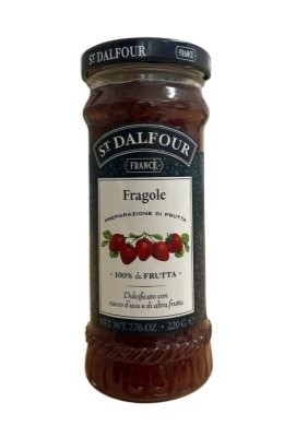 Confettura Di Fragole Dalfour Gr.220