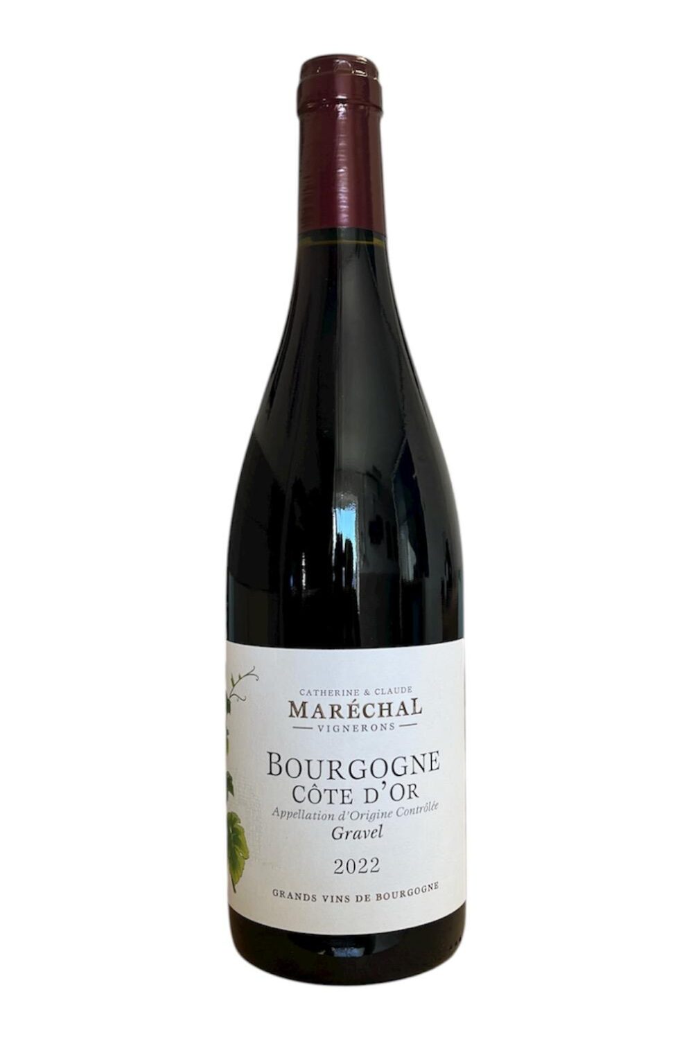 Bourgogne Rouge Cote D'Or Gravel Marèchal Doc 2022 Cl.75 13% Vol.