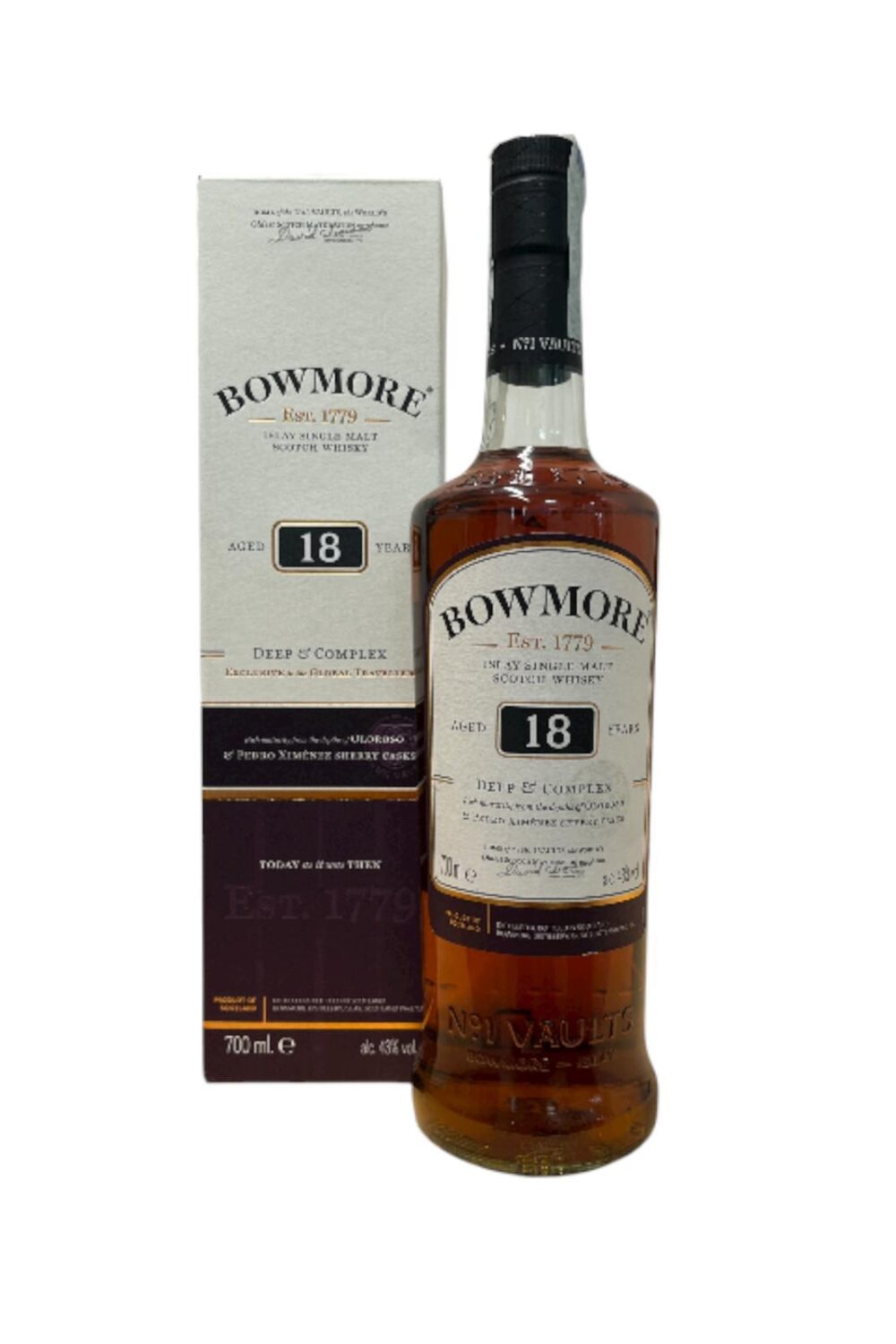 Whisky Bowmore 18 Y Astucciato Cl.70 43% Vol.