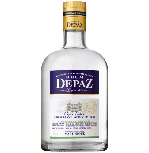 Rhum Blanc Agricole DePaz Cuvèe Papao Millesimato 2019 Cl.70 48% Vol.