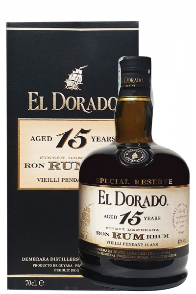 Rum El Dorado 15 Y Finest Demerara Astucciato Cl.70 43% Vol.
