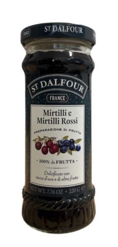 Confettura Di Mirtilli E Mirtilli Rossi Dalfour Gr.220