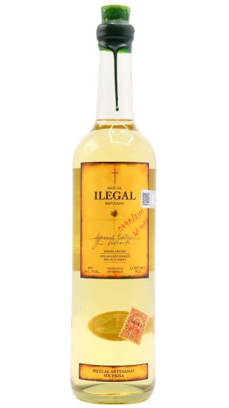 Mezcal Ilegal Reposado Cl.70 40% Vol.