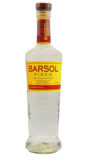 Pisco Barsol Quebranta Peruviano Cl.70 41,3% Vol.