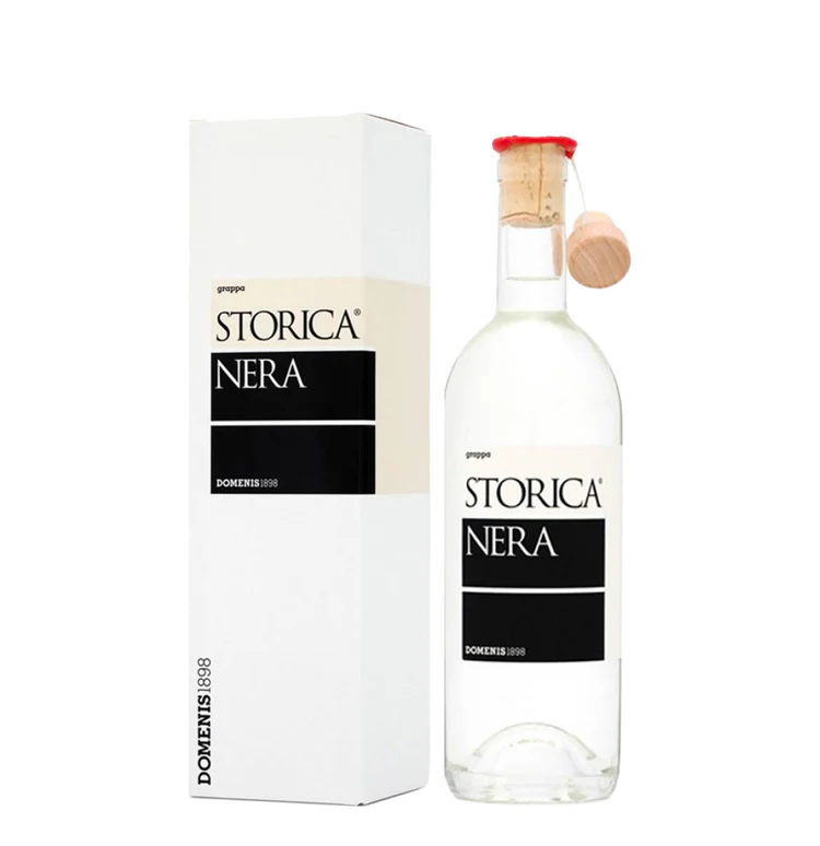 Grappa Storica Nera Domenis 1898 Astucciato Cl.50 50% Vol.