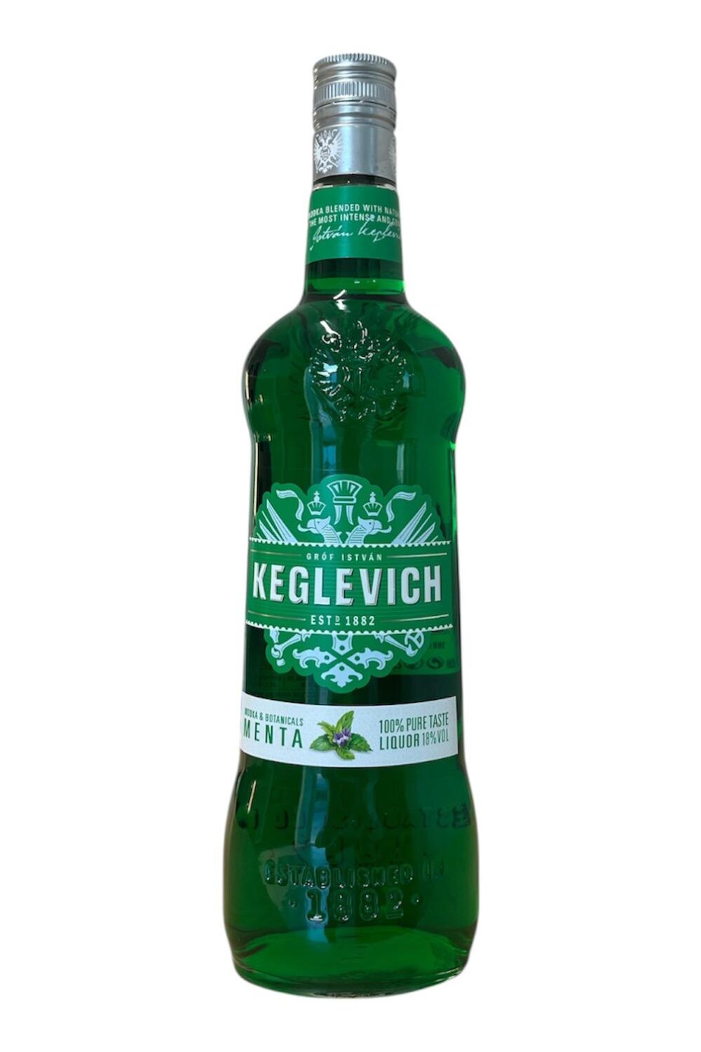 ​Vodka&Menta Keglevich 1 Litro 18% Vol.