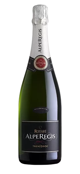 Spumante Trento Doc Brut Metodo Classico AlpeRegis Rotari Millesimato 2021 Cl.75 12,5% Vol.