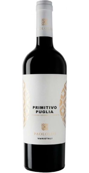 Primitivo Puglia Varietali Paololeo Igp 2025 Cl.75 13% Vol.