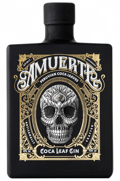Gin Coca Amuerte Black Premium Distilled Cl.70 43% Vol.