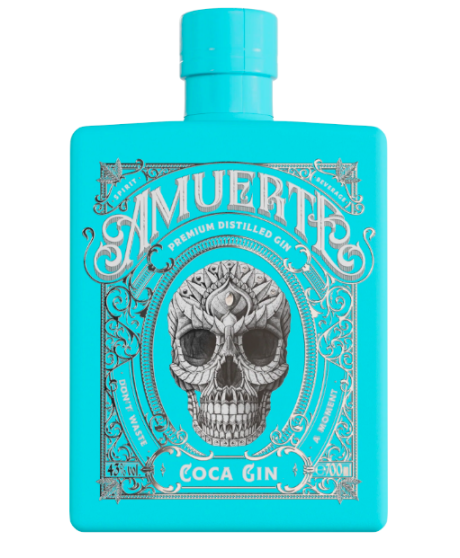 Gin Coca Amuerte Light Blue Premium Distilled Cl.70 43% Vol.