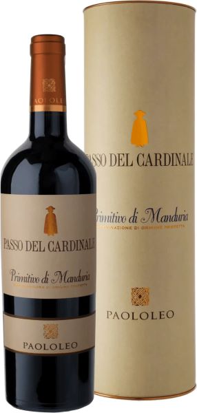 Primitivo Di Manduria Passo Del Cardinale Paololeo Dop 2024 Astucciato 1,5 Litri 14% Vol.