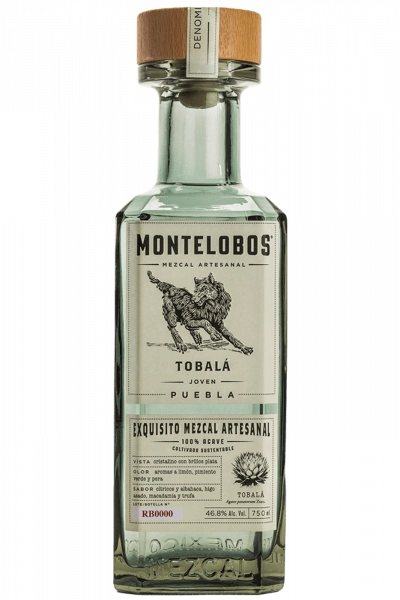 Mezcal Joven Puebla Montelobos Tobalà Cl.70 46,8% Vol.